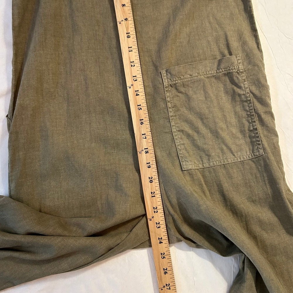 Universal Thread‎ Wide Leg Linen Blend Jumpsuit Olive Green XS - Picture 6 of 8